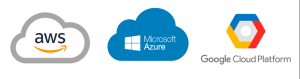 AWS MS Azure Google Cloud Platform Icons